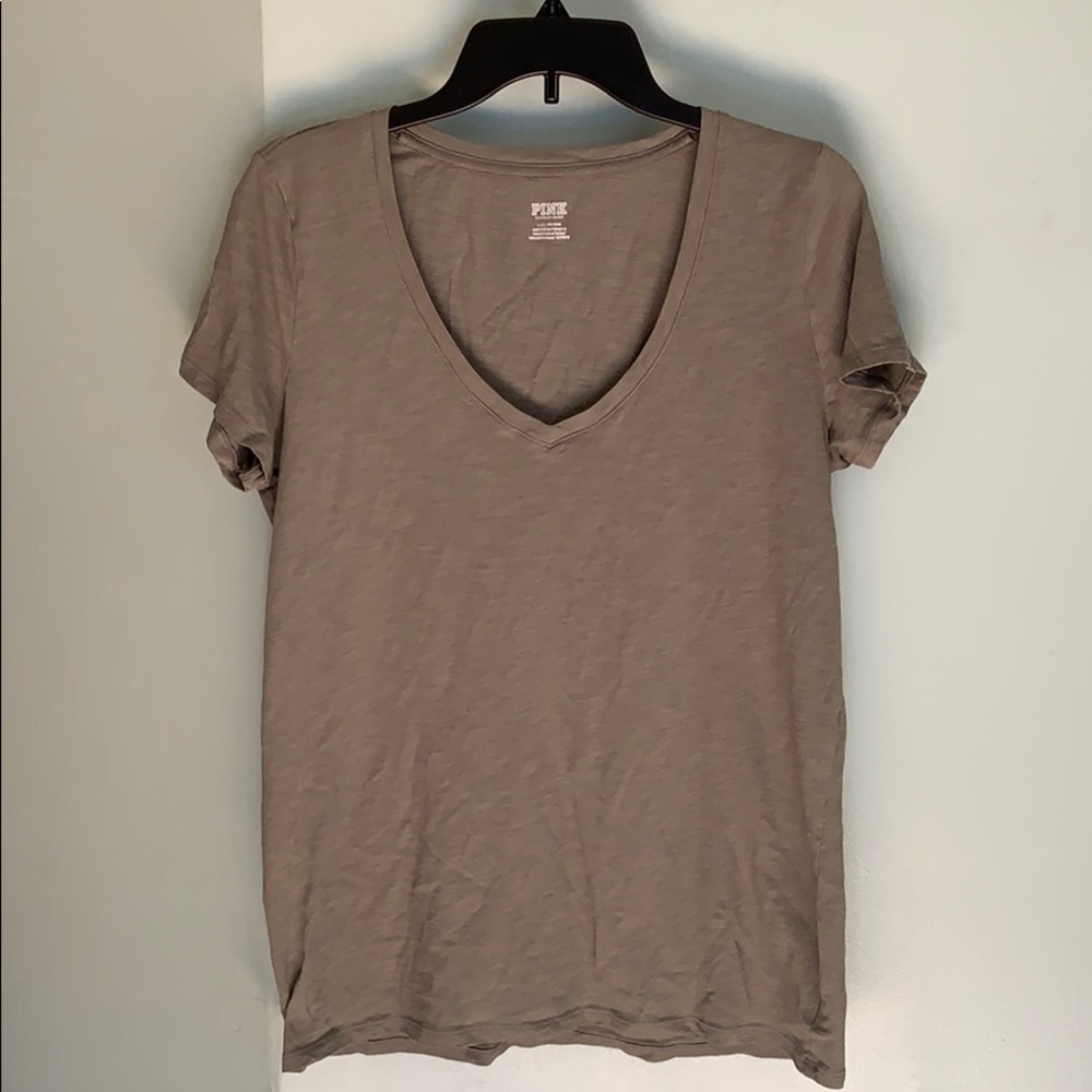 PINK Vneck Tee